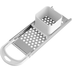 White Spaetzle Grater, Stainless Steel Spaetzle Press, Spätzle Slicer for Delicious Spaetzle, Efficient Spaetzle Maker