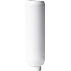 IONAC shower head with filter, water softener shower (replacement filter), white