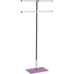 Gedy by Nameeks Rainbow Standing Towel Holder Lilac RA31 Contemporary Resin Italian Bathroom Accessories Set