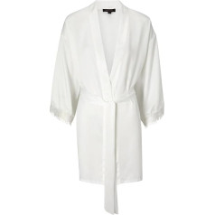 Ann Summers Cherryann Women's Sustainable Bathrobe Ivory Ivory 10, ivory