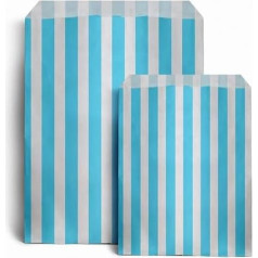 5x7 100 Stripe Candy Paper Bags for Candy Buffet Wedding Cake Gift Shop Kids Parties 5x7