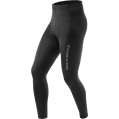 Rockbros Riteņbraukšanas velo bikses garas elpojošas ar ieliktni L - melnas