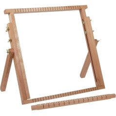 Milward Weaving Loom: Extendable: Beech Wood, 40x40-61cm
