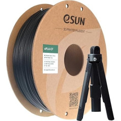 eSUN Carbon Fibre Filled PLA Filament, 1.75 mm, PLA-CF, Dimensional Accuracy +/- 0.03 mm, 1 kg Spool, 3D Printing Materials for FDM 3D Printers, Black