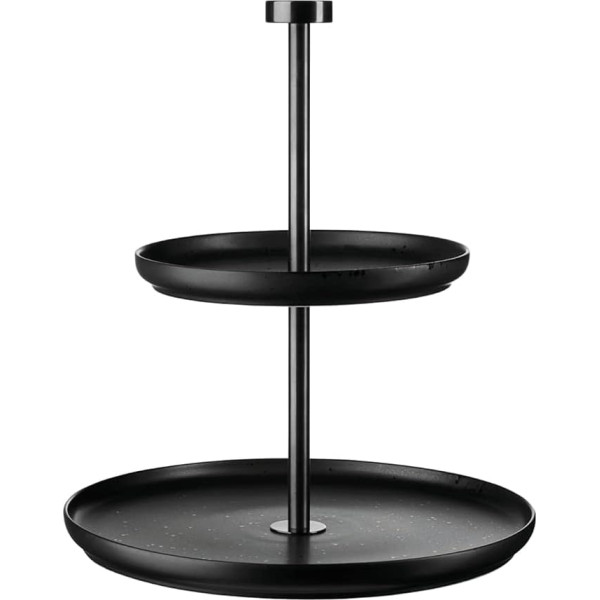 ASA Coppa 19670190 Cake Stand Porcelain 23.5 cm Black