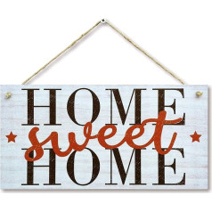 CARISPIBET Welcome to Our Happy Place Decorative Sign, Wall Art, Happiness and Positivism, Wholesome Home Decor 12 x 6 cm