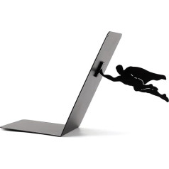 I-TOTAL® - Cute Metal Book Holder Bookends/Bookends for Shelf/Table (Superhero)