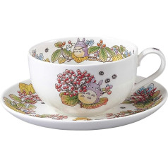 Noritake X Ghibli Neighbor Totoro Milktea Cup and Saucer - Linden viburnum