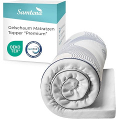 Samtena Premium Gel Mattress Topper, 140 x 200 x 5 cm