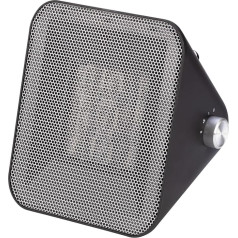 ARDES - AR4P21B ICONIQ B Ceramic Fan Heater 1500 W - Fan Heater with Side Controls - Quiet, Intelligent Fan Heater in Vintage Design - Fan Heater with Metal Handle