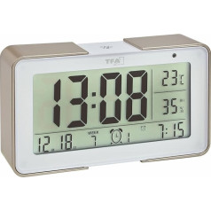 TFA 60.2540.53 Funk alarm clock Gold, white Alarmzeiten 3