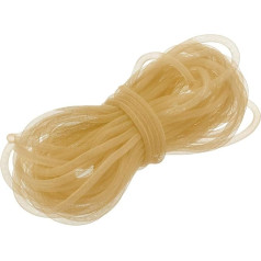 sourcing map 90ft Mesh Hose 3/8 Inch Decorative Hose Flexible Wreath Gift Decorations Birthday Wedding Party Craft Earthy Yellow