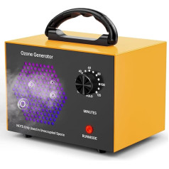 Ozone Generator 40,000 mg/h Ozone Device Ozoniser Industrial O3 Ozone Air Purifier with 120 Min Timer Odour Killer up to 300 m² Ozone Generator for Car Home Smoke Pet Odours Kitchen Odours
