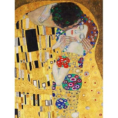 Wee Blue Coo Klimt The Kiss Unframed Wall Art Print Poster Home Decor Premium Wall Home Decoration