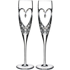 Waterford 1058291 Pair of Love Flute Crystal Clear