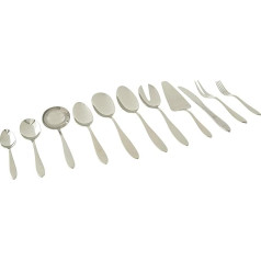 Villeroy & Boch Cutlery Set, 18/10 Stainless Steel, Metal, 44x29x9cm