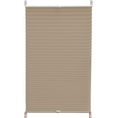 F&T Polyester Pleated Blind, Beige, 90 x 140 cm