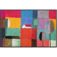 wash+dry Bel Villaggio Door Mat, 50 x 75 cm, Washable for Indoor and Outdoor Use