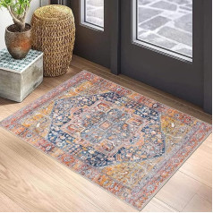 Cekene Rug Runner Hallway 60 x 90 cm Non-Slip Oriental Kitchen Rug Runner Washable