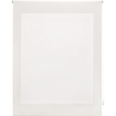 Uniestor Liso Translucent Roller Blind Ecru 120 x 250 cm (W x H) Fabric Size 117 x 245 cm Translucent Roller Blind for Windows