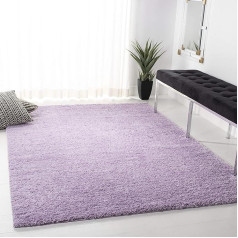 SAFAVIEH August Shag Collection Shaggy Rug for Living Room Dining Room Bedroom Short Pile Purple 63 x 90 Inch