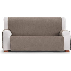 Eysa Loira Protect Waterproof and Breathable Sofa Throw, 65% Polyester 35% Cotton, Brown, 190 cm