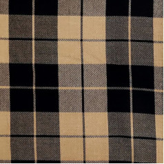 Panini Tessuti, 2m x 145cm Tartan Fabric Cutouts - Scottish Pattern - Ideal for Tailoring Shirts, Skirts, Kilts