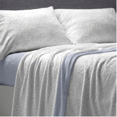 Burrito Blanco Coralina Duvet Cover Set, Plastic, Blue, Ancho de 135 cm