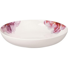 Villeroy & Boch Rose Garden Bowl, Porcelain Bowl, White, Capacity 5218 ml, Microwave Safe and Dishwasher Safe