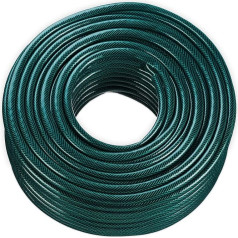 Relaxdays Garden Hose 70 m Universal Water Hose 1/2 Inch Flower Beds & Lawn Irrigation Plastic Dark Green