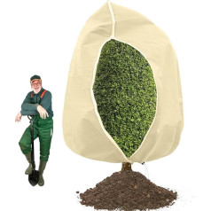 TOFFCAEA Winter Protection for Plants, 250 x 360 cm, Frost Protection, Cold Protection, Plant Protection Bag for Pot Plants, with Zip, Breathable, Tear-Resistant, for Trees, Palms, Balcony Plants
