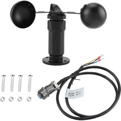 Wind Sensor, 0-5V Signal Output, Aluminium Alloy Wind Speed Sensor, Meteorological Instrument, Specific Wind Speed Transmitter