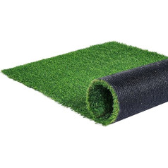 VEVOR Lawn Rug 1530 x 920 mm Artificial Grass Rug PP + PE Artificial Grass 35 mm Pile Height UV-Resistant Grass Rug with a Density of 17,000 Stitches Ideal for Patio Balcony Picnics