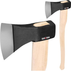 KOTARBAU® Forged Axe 1.8 kg Total Length 783 mm with Wooden Handle Axe for Wood Splitting Hatchet Splitting Hammer Wood Chopping Hatchet