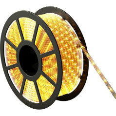 GOPLUS 10 m Outdoor Light Tube, LED Light Tube Warm White with 360 LEDs, LED Strip 15,000 Hours, Waterproof, Fairy Lights for Outdoor and Indoor Use (10 m)