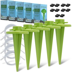 Vatnaflow - Irrigation System with 4 Outlets - Watering Set for Garden Balcony Patio - Targeted Growth (Pack of 5)