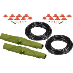 Royal Gardineer Watering System: Set of 2 Plant Watering System with 8 Adjustable Droppers, 11 L (Potted Plants Watering System, Watering Potted Plants, Garden Watering)