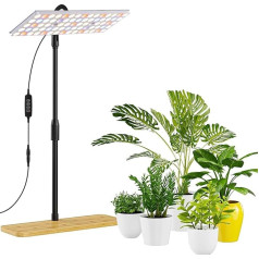 FANHAO Plant Lamp LED Full Spectrum for Stand, Height-Adjustable Plant Lamp for Indoor Plants with Timer 3/9/12 Hours, 3 Light Modes and 10 Brightness for Garden, Plant Growth