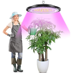 TODEHI 100 W Plant Lights for Indoor Plants, Full Spectrum with 144 LED Beads, LED Plant Grow Lamp with Hanging Function for Hydroponic Plants Indoor Greenhouse Vegetables Flowers