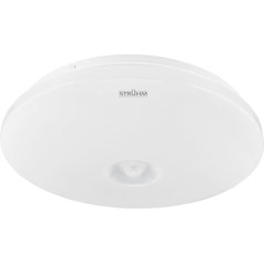 LED Ceiling Light with Motion Sensor Neutral White Light 4000 K 1210 lm Round Diameter 25.5 cm White Hallway Lamp Bathroom Light Ceiling Light