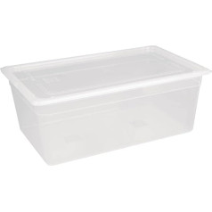 2x Vogue 1/1 Gastronorm Container With Lid 200mm Boxes Food Storage Restaurant