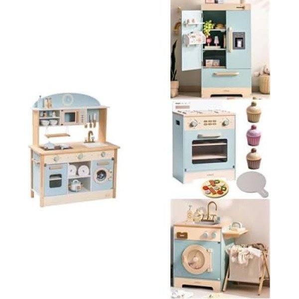 Blue Dreams Kitchen Play Set - Kitchen, Fridge, Oven, Washing Machine