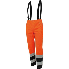 Siggi Überhose zweifarbig hohe Sichtbarkeit Orange ,Mann ,3XL