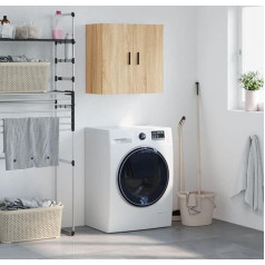 CINDERFUL Wandschrank Sonoma-Eiche 60x31x60 cm Holzwerkstoff,Praktischer Wandschrank aus Sonoma Eiche für mehr Stauraum und Präsentation Aufbewahren Organisieren