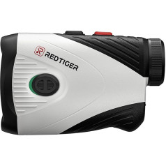 REDTIGER Laser Entfernungsmesser, 7X Vergrößerung, 1200Y Golf Entfernungsmesser mit Slope, Wiederaufladbar Rangefinder mit Magnetstreifen, Flag-Lock und Vibration, ± 0,5m Genauigkeit