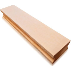 PODURO Strop Double-Sided Double-Sided Peel Off Leather for Knives and Razors & Cotton Bag