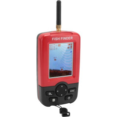 Intelligent Fish Finder, Portable Handheld Fish Depth Gauge, Sonar Sensor, Kayak Boat Fish Finder Sensor, Wireless Mobile Fish Finder with Waterproof LCD Display