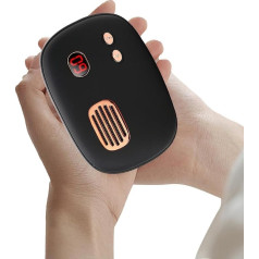 Handwärmer wiederaufladbar, tragbarer Handwärmer - 2-in-1 elektrischer Handwärmer für den Winter,Tragbarer USB-Handwärmer mit Digitalanzeige, elektrischer Handwärmer, Powerbank für Damen und Herren