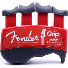 Fender Grip Hand & Finger Exerciser (Hard - 7 lbs) - Best Ergonomic Finger Exerciser for Improving Playing on All Stringed Instruments (Guitar, Bass, Violin, etc.)