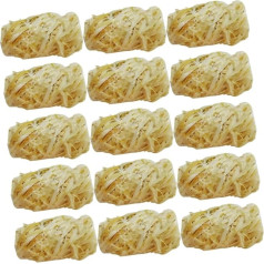 Toddmomy Pack of 32 Wood Wool Rolls Pipe Lighter Fire Ignition Rod